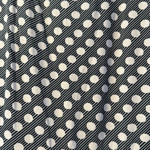 Ann Taylor Polka Dot Peplum Blouse - Picture 4 of 8